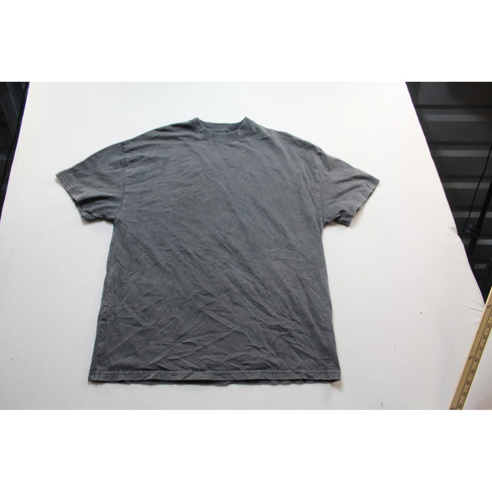 Unbranded T-Shirt Mens Small Gray Excellent Boxy Fit Heavyweight Streetwear Tee